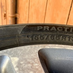 【商談中4】軽自動車　ホンダ純正アルミホイル夏タイヤ  155/65 R13 4本の画像