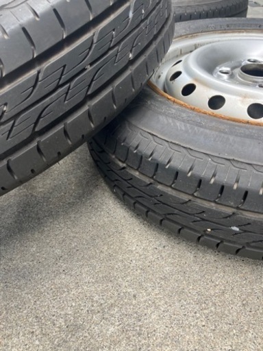 ダイハツ　軽バン　軽トラック用タイヤセット
