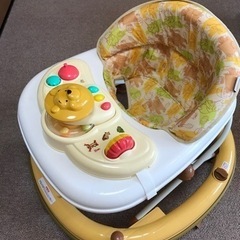 【取引中】【最終値下げ】歩行器　クマのプーさんの画像