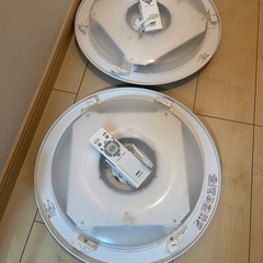 シーリングライト（プラスチックカバーなし）2個