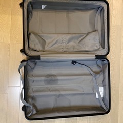 無償譲渡：（破損あり）無印良品 キャリーバック G6AA063 大型（85L）色：シアンの画像