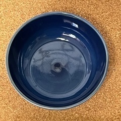 【お値下げ】　創作陶磁器　大きめの器　青の画像