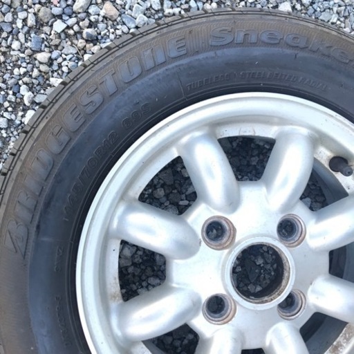 ミニ用 12インチ アルミホイール タイヤ 145/70R12 4本セット