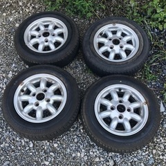 ミニ用 12インチ アルミホイール タイヤ 145/70R12 ...
