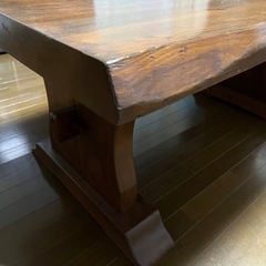 天然木 ダイニングテーブルの画像