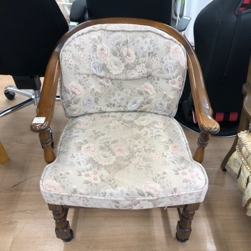 karimoku  90年の1人掛けチェア karimoku アームチェアー 1人掛け 木製【トレファク上福岡】