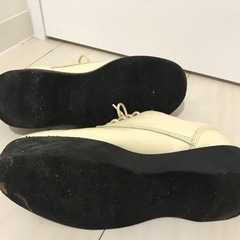 ZARAザラ本革レザー厚底シューズの画像