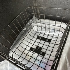 電動自転車　ビッケ　ブリヂストン　カゴ　荷物入れの画像