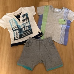 ★114.丸高衣料など　Tシャツ・半ズボン　90