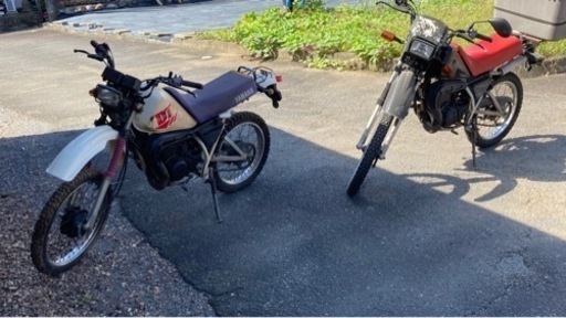 エンジン始動可能DT501台、部品取りDT50、5R2エンジン付き