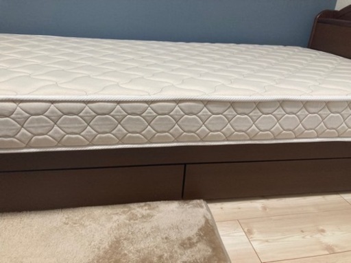 ［定価7万4千円］フランスベッド　FranceBed シングル　マットレス付　ベッド下収納付