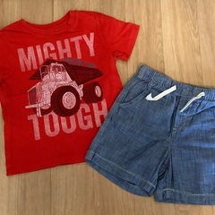 ★116.babyGap Tシャツ・半ズボン　2歳
