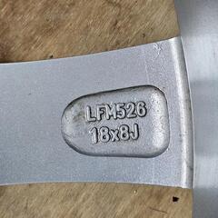 DUNLOP WINTERMAXX WM02 225/45R18 91Q PRD 18×8J+42 5穴114.3 クラウン スカイライン ローレル等 a75の画像