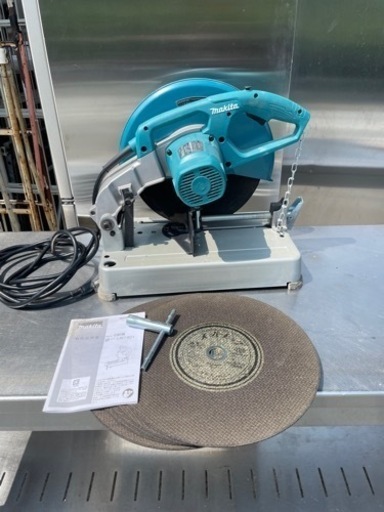 ■中古品 マキタ 355ｍｍ切断機 LW1401替刃付き！！ 2017年 動作問題なし 高速切断機 使用回数数回です！■