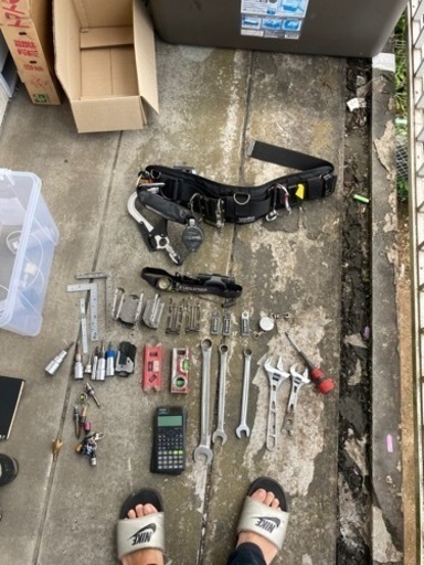 比較的美品  新規格安全帯！ 腰道具！職人工具等！