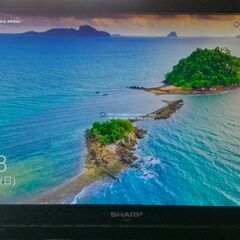 SHARP  LC-22K7 22型AQUOS　LED液晶テレビ　ＰＣモニターとして使用中