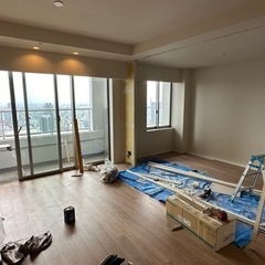 クロス貼りなど手伝ってほしい