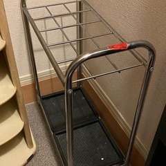 商談中　傘立て