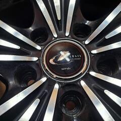 weds LEONIS 19×8J +50 5H114.3 ガリ傷あり 激安 a79の画像