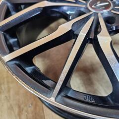 weds LEONIS 19×8J +50 5H114.3 ガリ傷あり 激安 a79の画像