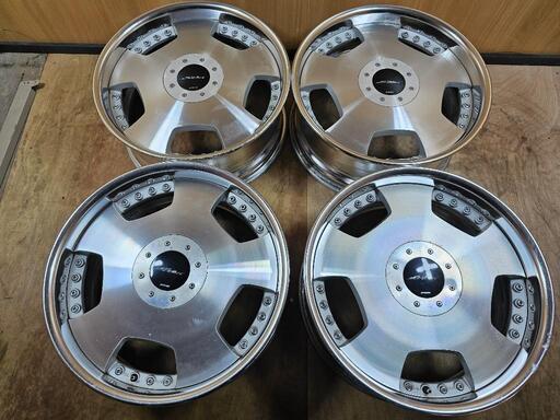 WORK 19インチ 8J+45 5H114.3 インチアップ カスタム VIP a80