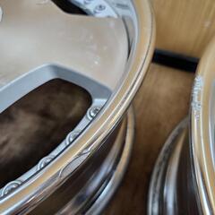 WORK 19インチ 8J+45 5H114.3 インチアップ カスタム VIP a80の画像