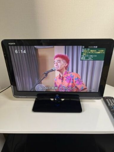 「再出品」SHARP 19インチ 液晶テレビ LC-19K3 リモコン有