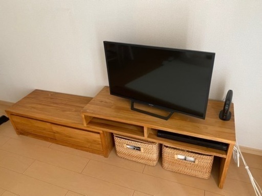 美品★unico ウニコ SOTO エクステンション 伸縮 テレビボード