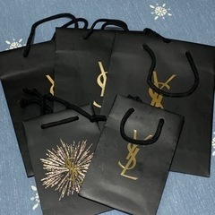 【まとめ売り15枚】ショップ袋　ショッパー　紙袋　YSL THR...