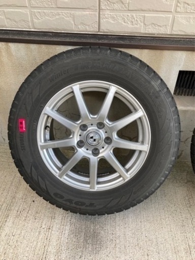 冬用タイヤ　２１５／６５Ｒ１６ホイール付き4本