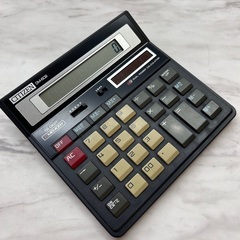 レトロ 電卓 シチズン ソーラー電卓 計算機の画像