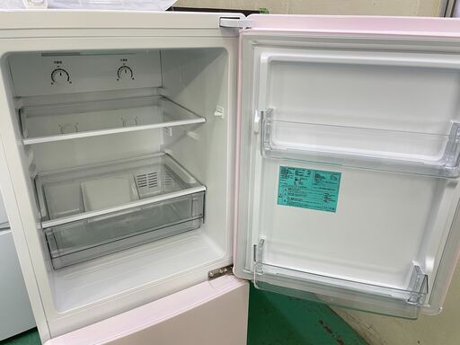 ★Haier★ 2D冷凍冷蔵庫 2019年 JR-NF148B 新生活 一人暮らし 可愛い インテリア ピンク キッチン 生活家電 福