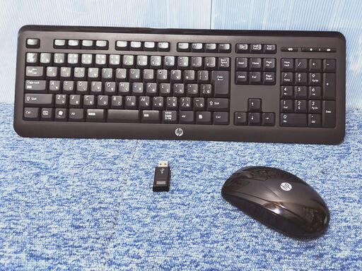 ⑤】HP ワイヤレスキーボード ワイヤレスマウス USBドングル