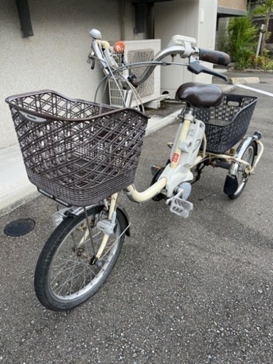パナソニック　3輪　電動アシスト自転車