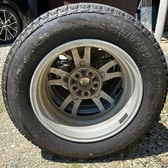 2021年製造195/65R15スタッドレスタイヤとプリウス30純正アルミの中古4本セットの画像