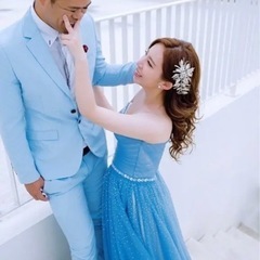 美品💜ウェディングドレス 結婚式 ウェディング写真 高品質 礼服 ウエディングドレスの画像