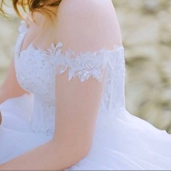 美品💜ウェディングドレス  どくとく　結婚写真 の画像