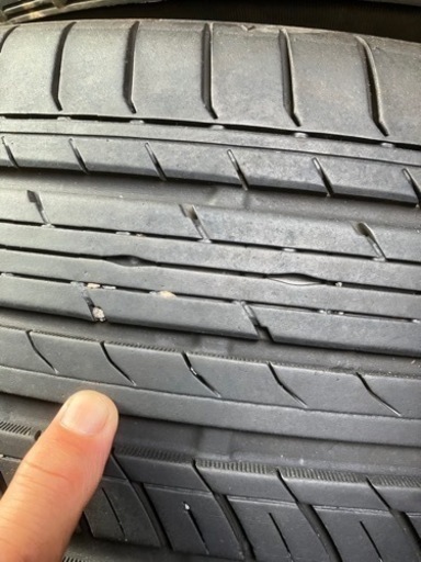 225/45r18東洋プロクサス車内保管