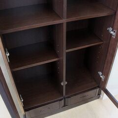 書棚☆モーブル☆ルーカスⅡ7328☆幅85cm☆高さ200cm☆本棚☆書斎棚☆中古品☆G1073【こちらは店舗です。浜村鹿野温泉ICから3分 買取本舗 宮本リサイクル 営業時間9～19時 定休日水曜のみ←連絡できませんm(_ _)mの画像