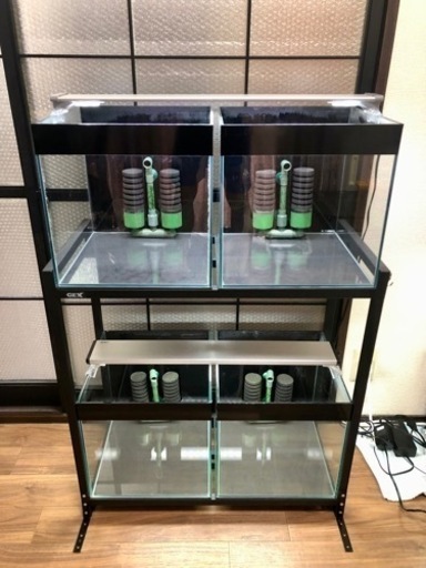 水槽　セット　コトブキ 30cm キューブ　4個　ヒーター ライト フィルター　水槽台