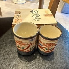 唐津焼　湯呑みペア