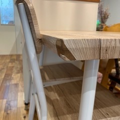 ダイニングセット3点　テーブル・イス2脚セットの画像