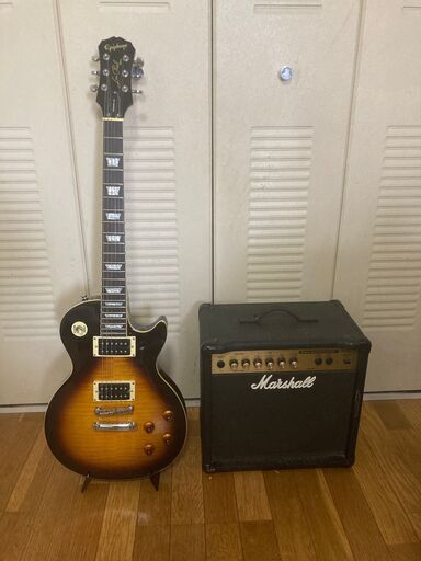 エピフォン レスポール と 英国製マーシャルアンプ / ブリティッシュロックは英国製マーシャルで！