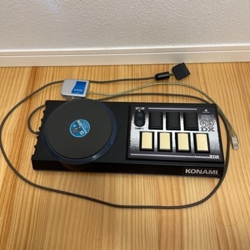beatmaniaIIDX PS2用専用コントローラー + エレコム ゲームパッドコンバータ JC-PS101USV