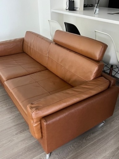 レザー風 ソファー 3人掛け おしゃれ