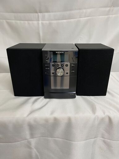 【北見市発】ウィンテック WINTECH CDラジオカセットコンポ KMC-113 年式不明 (E1958wY)
