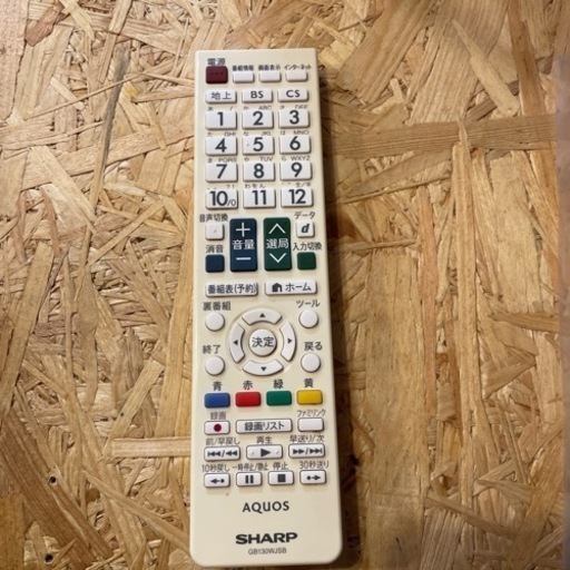 SHARP 40型テレビ　リモコン有り