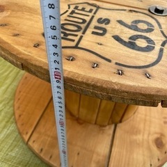 ③電線ドラム・ケーブルドラム・木製ドラム/ガーデニング/キャンプ/多肉/DIYの画像