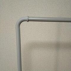 無印良品 スチールパイプハンガーラック シングル　旧タイプの画像