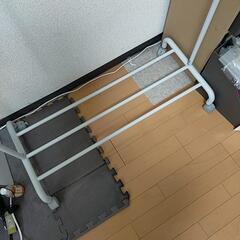 無印良品 スチールパイプハンガーラック シングル　旧タイプの画像